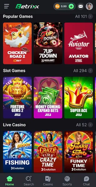 Betrixx vip all mini games