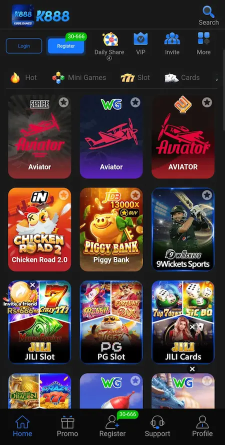 K888 Game Apk