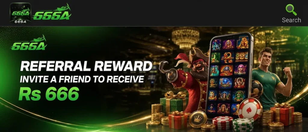 666A game referral program and rewards