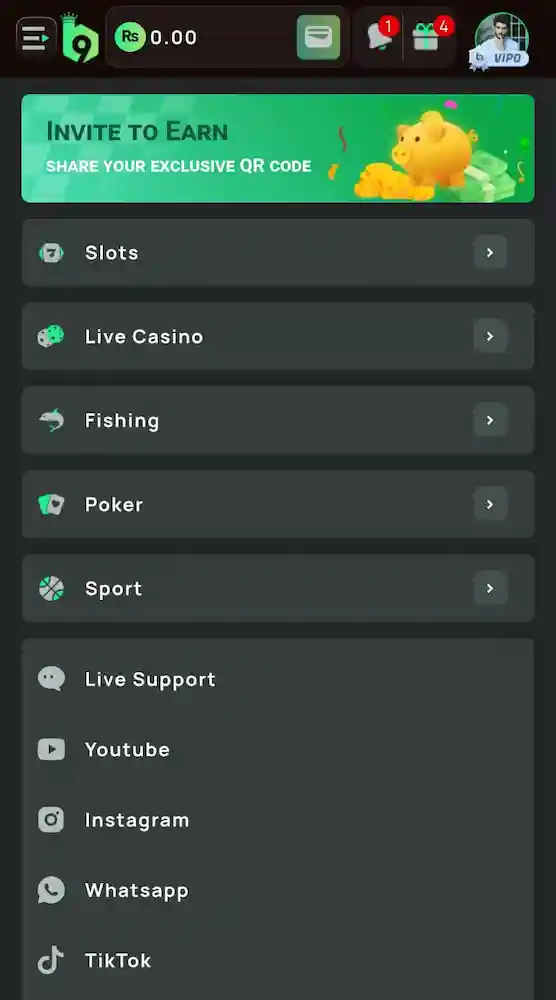 B9 Game UI