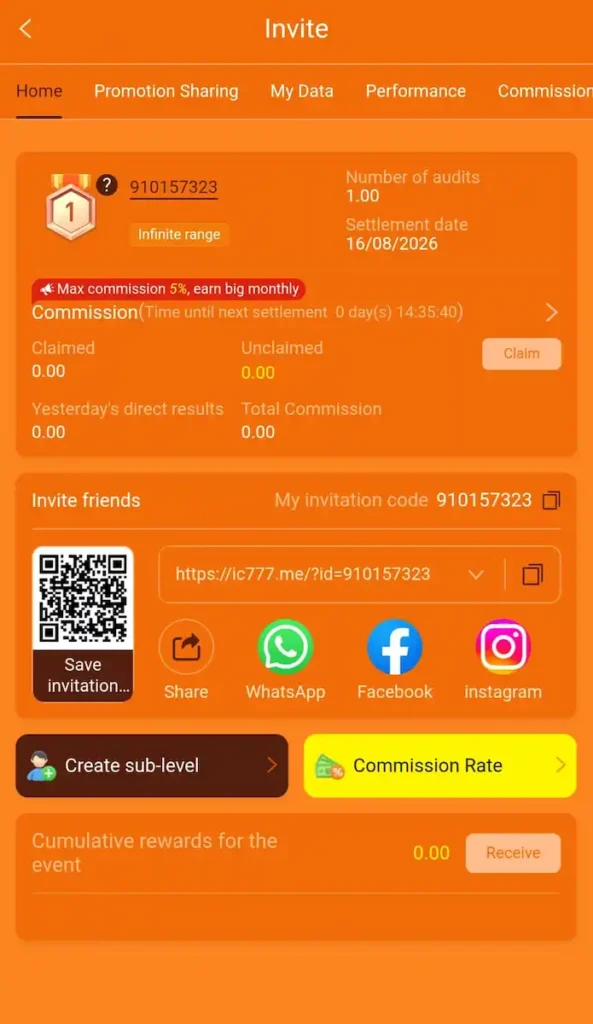 IC777 invite and earn real cash