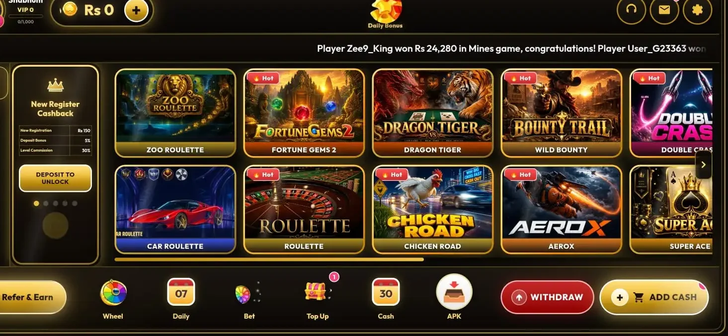 Zee9 game all mini games