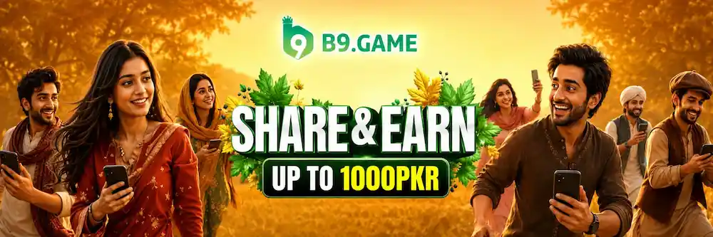 share and earn from B9.GAME